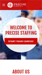 Mobile Screenshot of precisestaffing.com